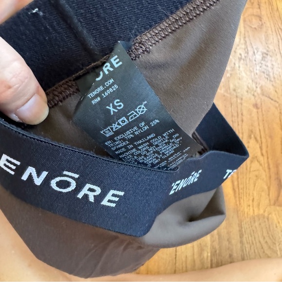 Women's Bike Shorts - Black and Brown - Picture 4 of 5